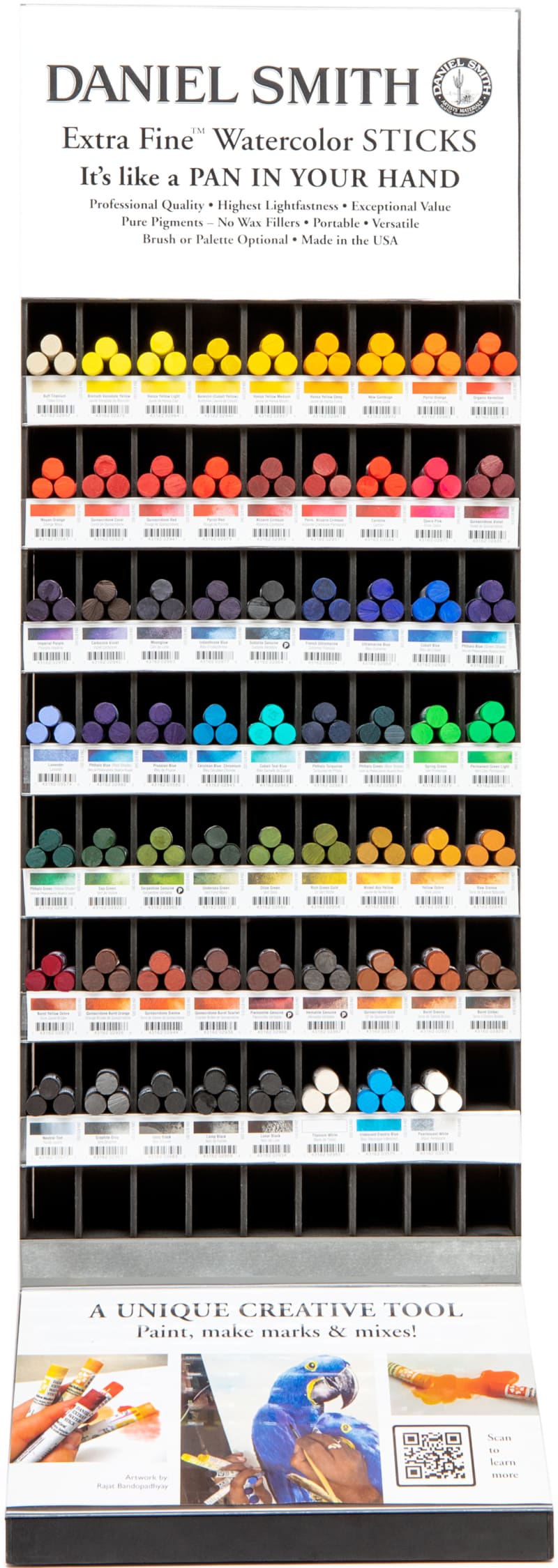 DANIEL SMITH 62 Watercolor Sticks Assortment - JJC Industries